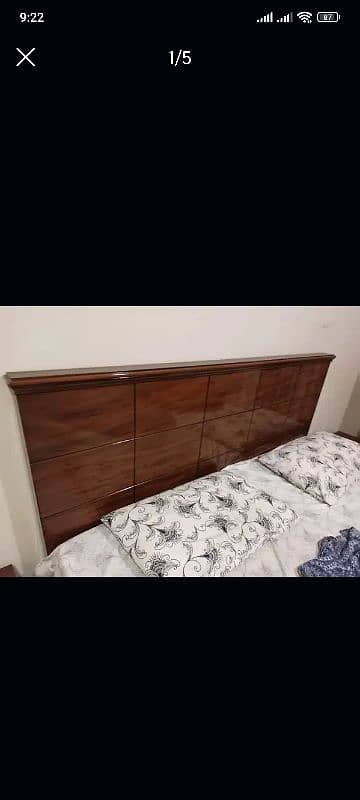 wooden bed / bed set / polish bed 2