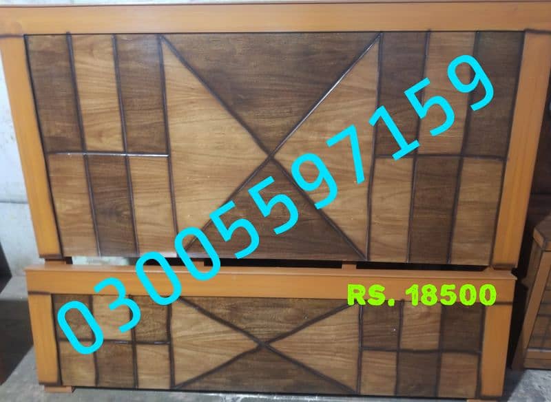 solid king double bed single set desgn dressing side table furniture 3