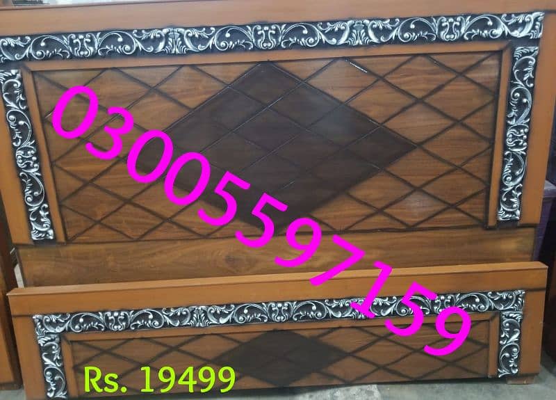 solid king double bed single set desgn dressing side table furniture 9