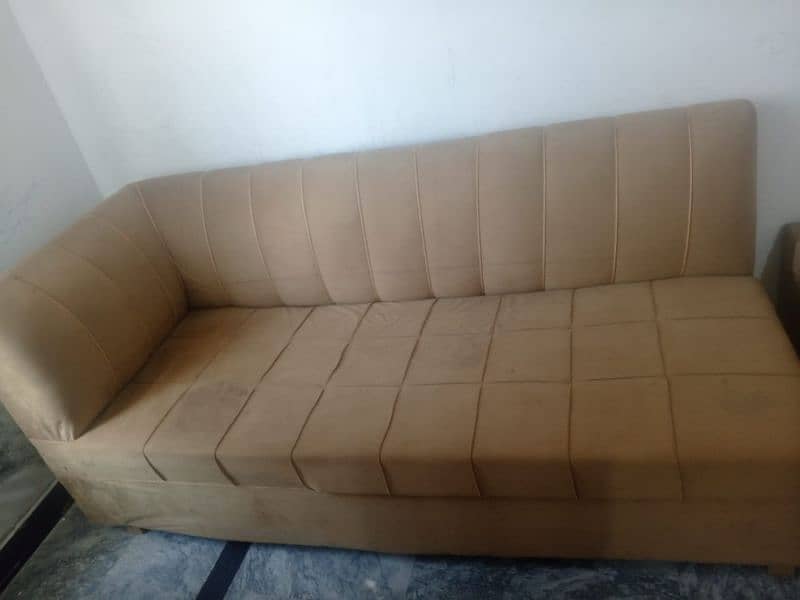 L shaped sofa 2 mah phly Liya tha 6 setar 0