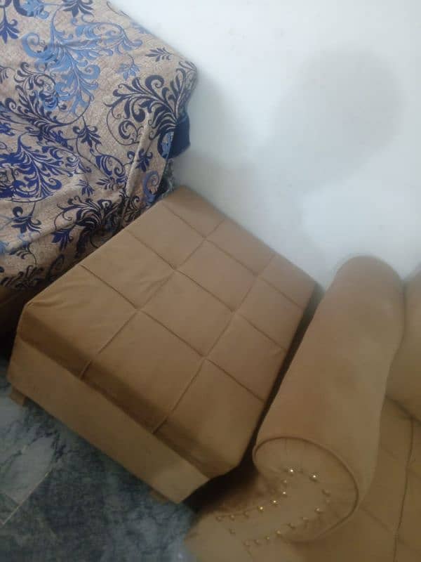 L shaped sofa 2 mah phly Liya tha 6 setar 1