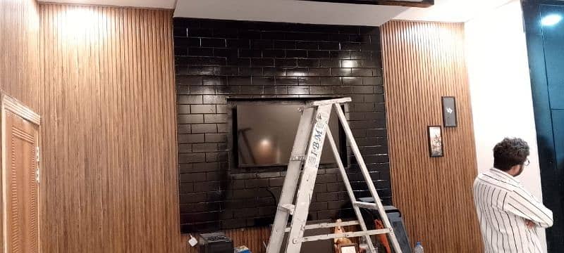 CNC Ceiling,Media Wall,Water Fall, Office Renovation 03088013191 2