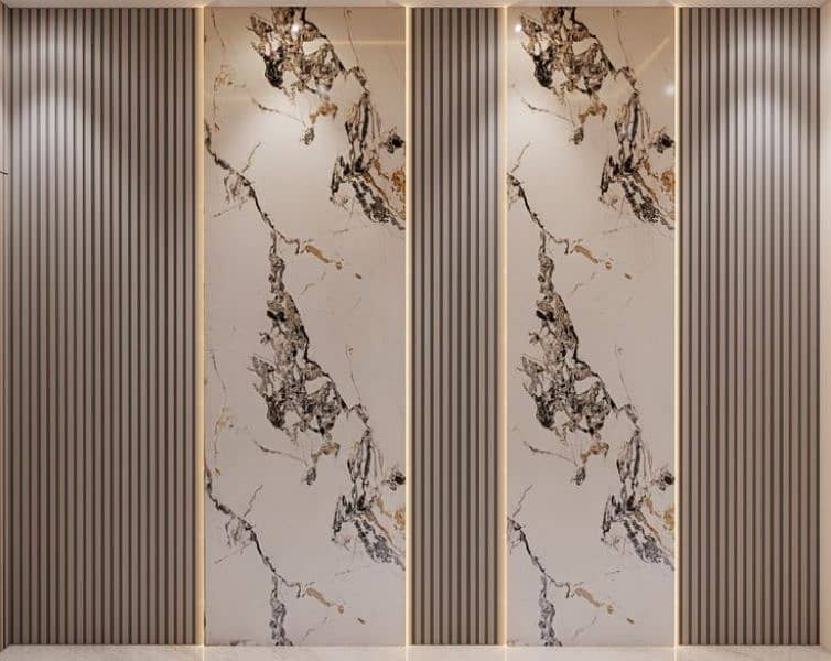 CNC Ceiling,Media Wall,Water Fall, Office Renovation 03088013191 3