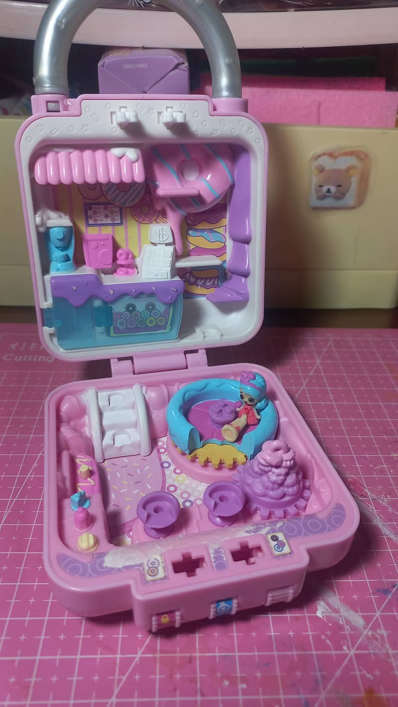 polly pocket doll house toy set for girls and boys 2