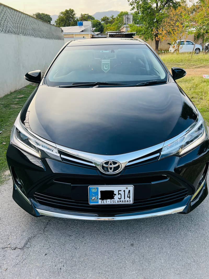 Toyota Corolla Altis Grande X CVT-i 1.8 Black Interior 2024 0