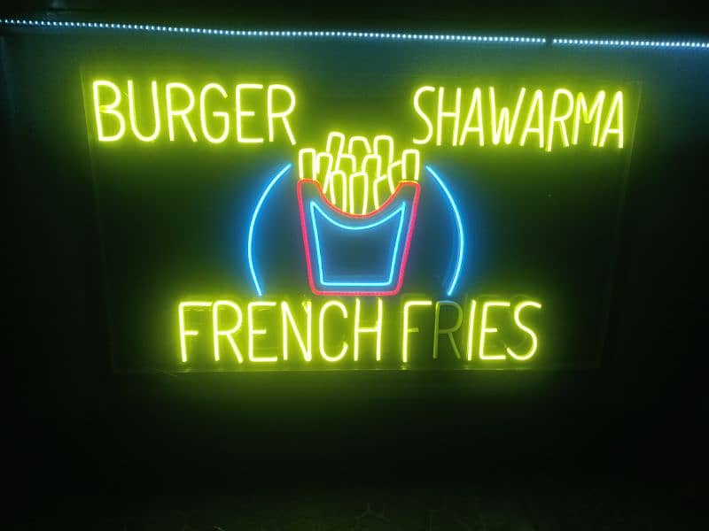 fries counter + Shwarma Machine + Chiller + racks 2 piec 1