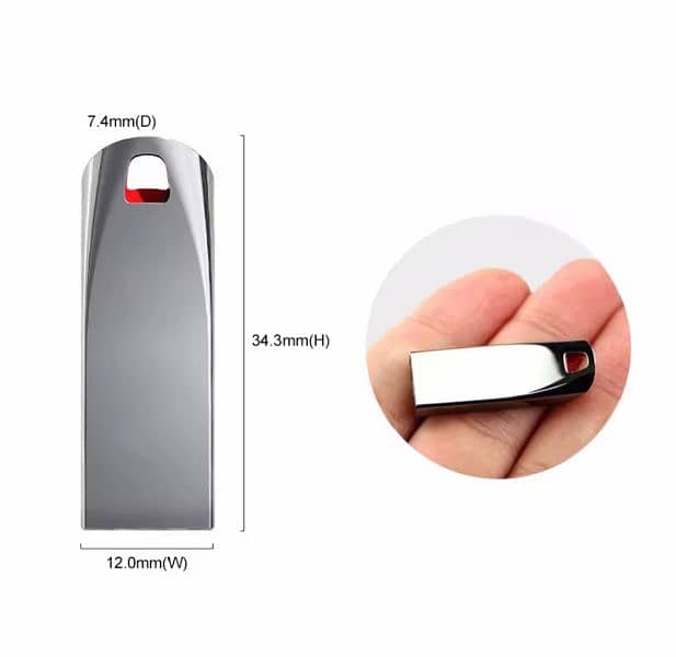 2TB Metal USB 3.2 Pen Drive USB Flash Drives High Speed 2