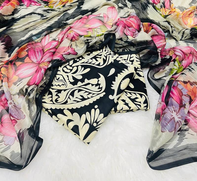 3pcs suit / lawn collection / for sale 3