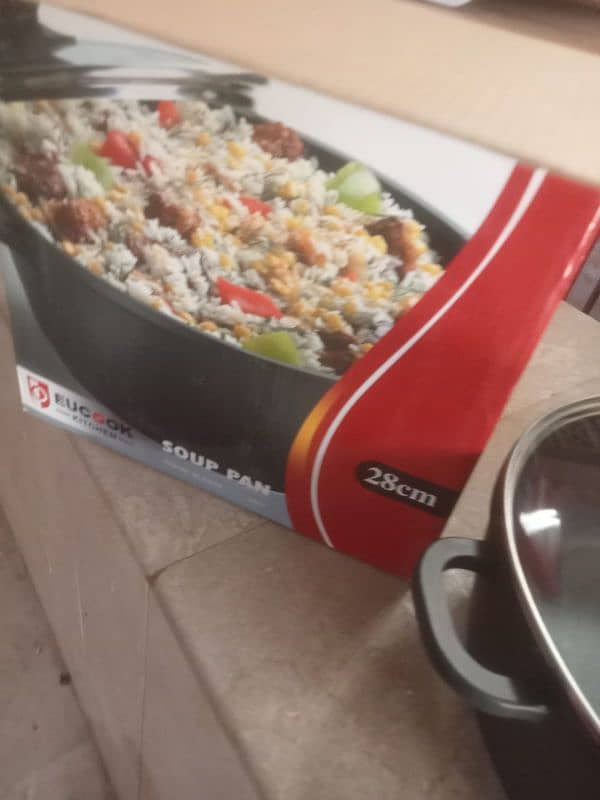 9  piece non stick set new hai box pack 7