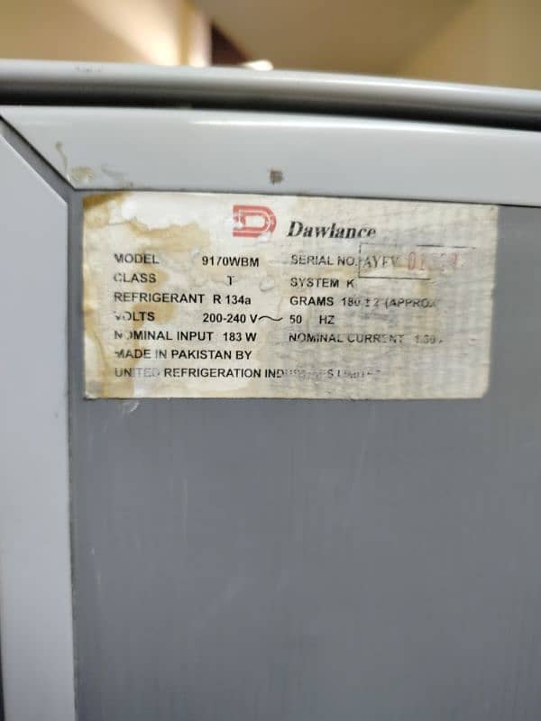 Dawlance refrigerator 1