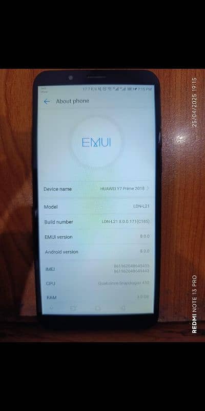 Huawei y7 prime 2018 for sale 2