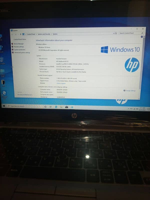 Hp Elitebook 820 G3/Fingerprint/Core i5/6th Gen/8-128/ For Sale in ISB 3