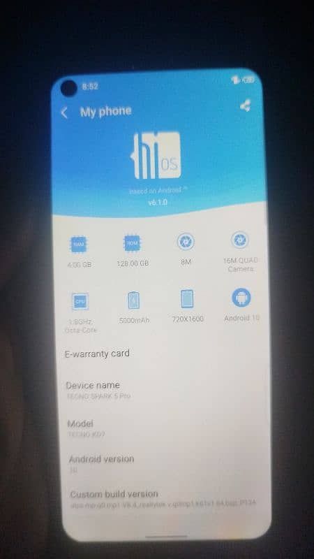 Tecno spark 5pro 4/128 2