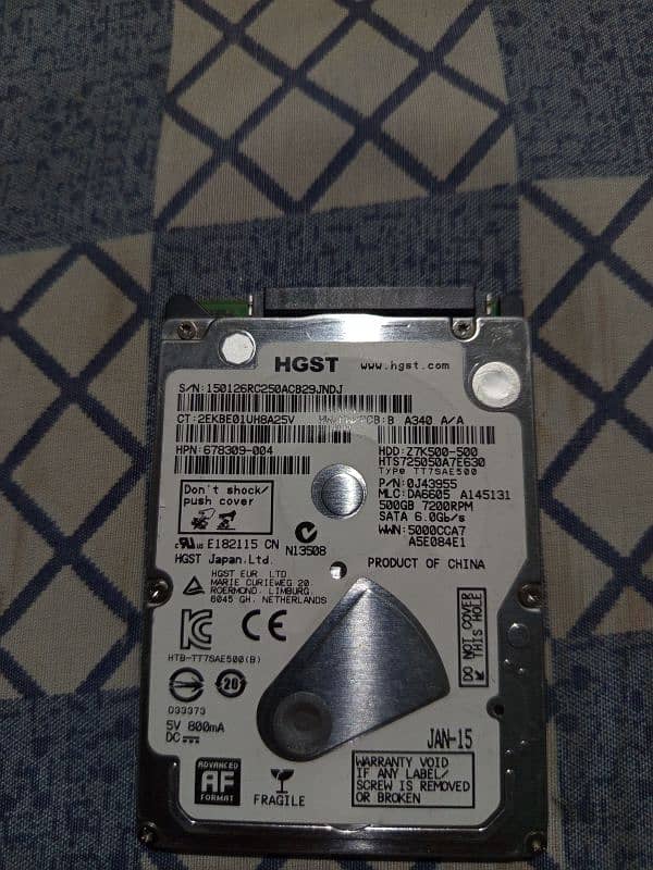 500gb HDD 0