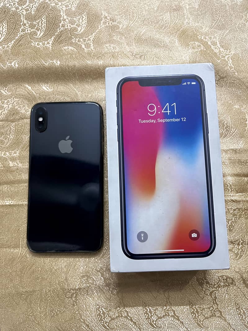 Iphone X 64 gb PTA APPROVED , NEW CONDITION 0