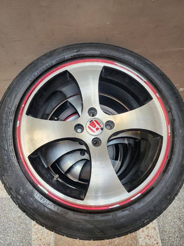 17 inch rims and low profile tyre yokohama 0