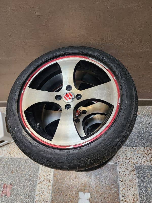 17 inch rims and low profile tyre yokohama 1