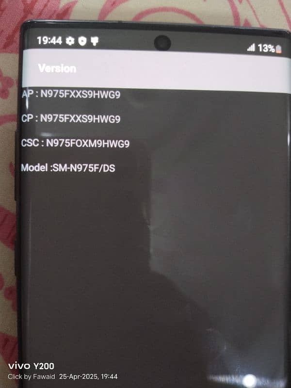 Samsung galaxy note 10 plus pta blocked 12