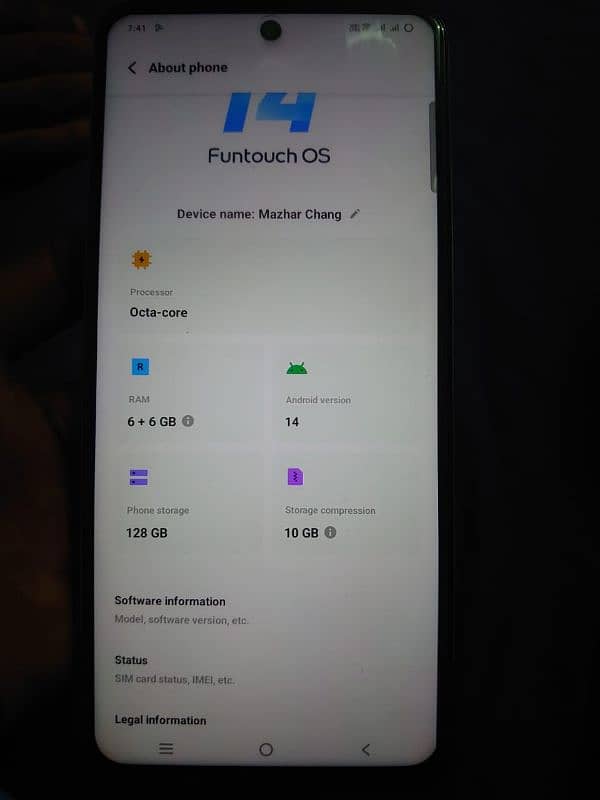 vivo y19s official PTA with all accessories 1