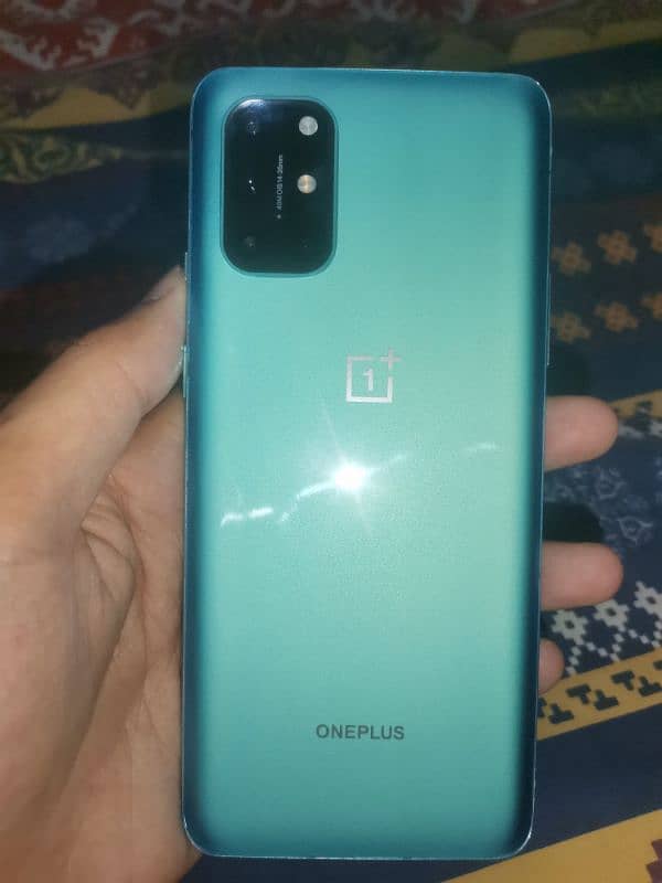 One plus 8T. . . . 12 256 GB dual SIM working 0