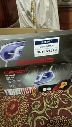 silencare steam and dry iron available .