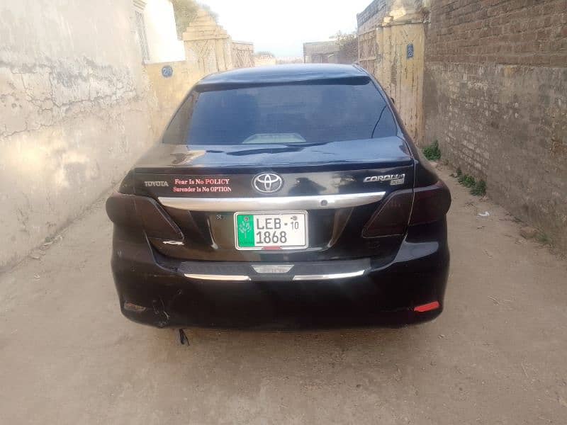 Toyota Corolla XLI 2010 3