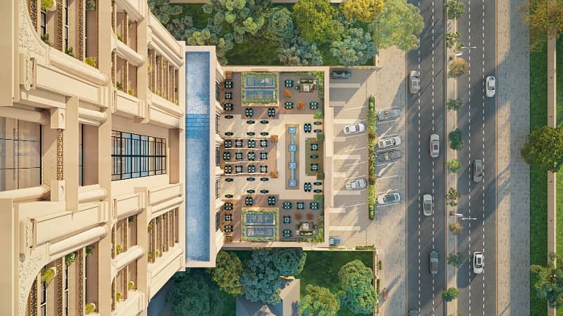 Monthly Rent Started fully Furnished Apartment with 55 Lac Only On MM Alam Road, And Enjoy 100% Secure Resale Anytime! 10
