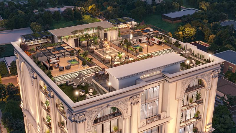 Monthly Rent Started fully Furnished Apartment with 55 Lac Only On MM Alam Road, And Enjoy 100% Secure Resale Anytime! 12