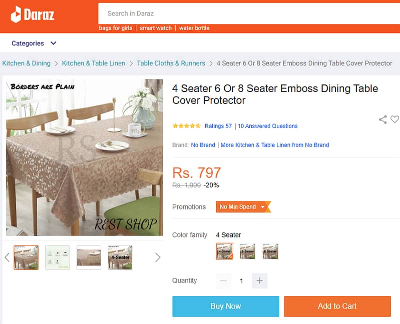 Mazboot 12mm Tempered Glass Dining Table Top – Stylish aur Durable 2