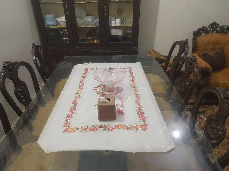 Dining table with 6 chairs 1