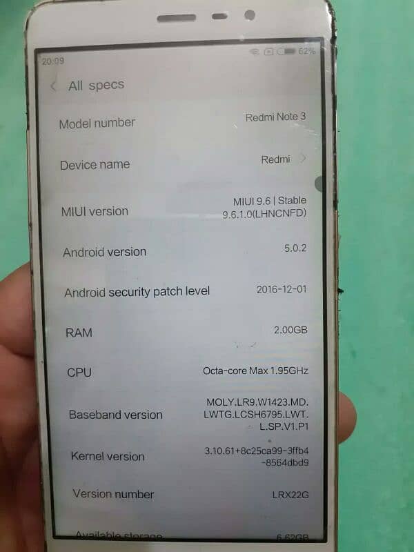 REDMI NOTE 3 4