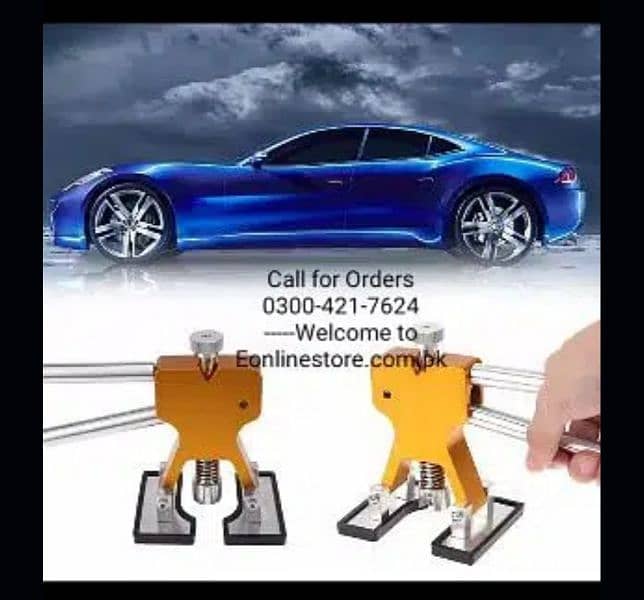 Paintless Car Dent Removal Tools Sheet Metal Dent Puller short T- 4
