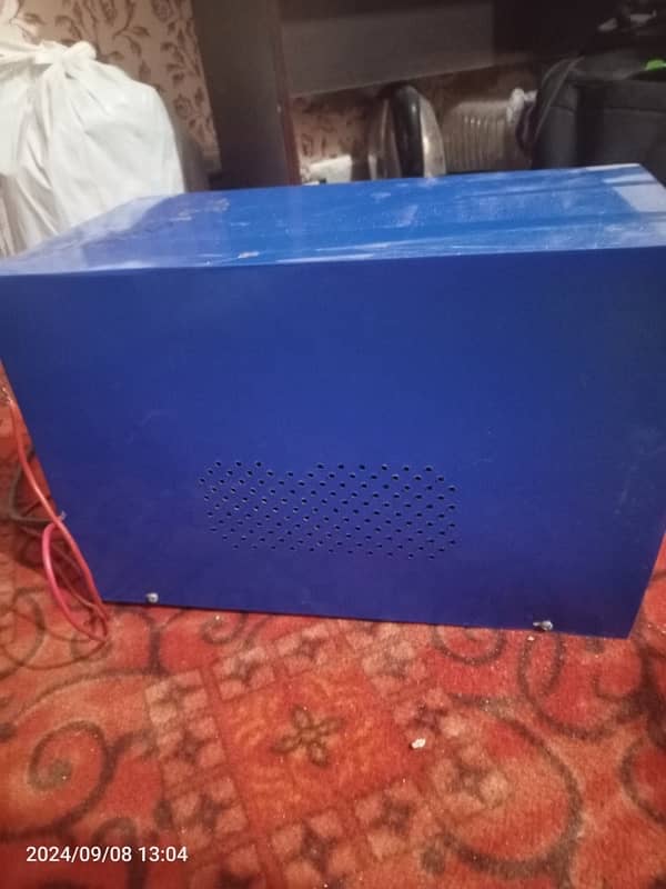 Silver 24 watt double battery ups heavy duty easly work with solar 2