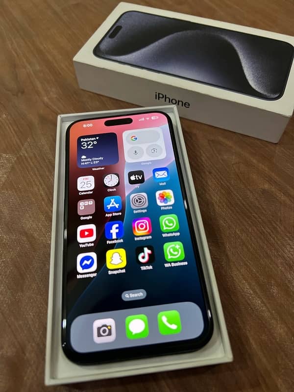 15promax factory unlock 256GB sim time available 4
