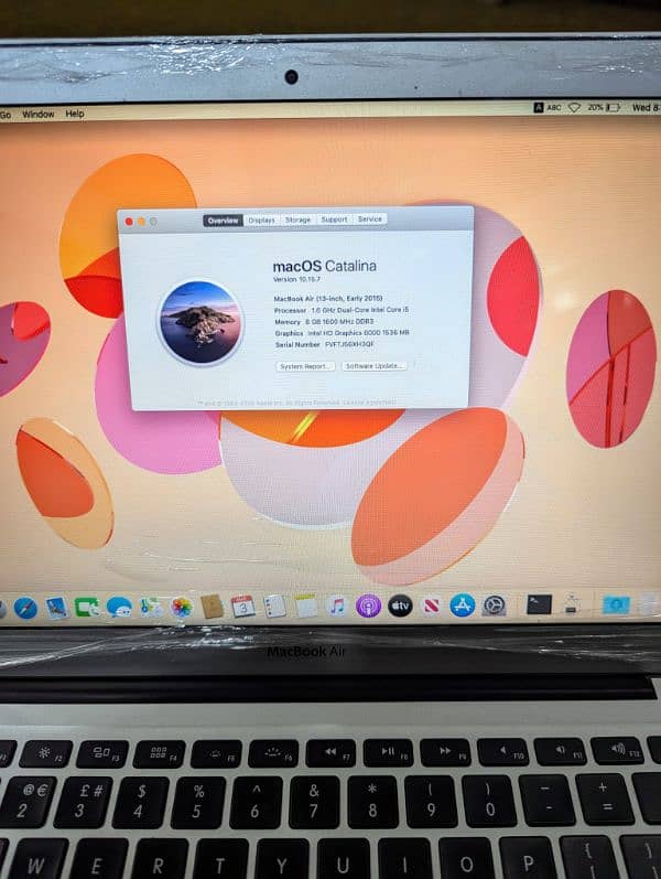 MacBook air modal 2015 screen size 14inch 0