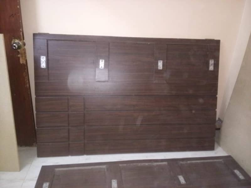 King size bed with mattress 2