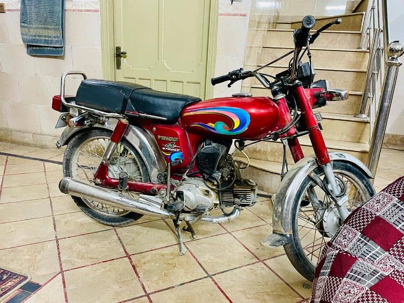yamaha dx 100 bike v. neat & clean condition all original 4 stock bike 0