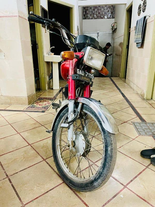 yamaha dx 100 bike v. neat & clean condition all original 4 stock bike 2