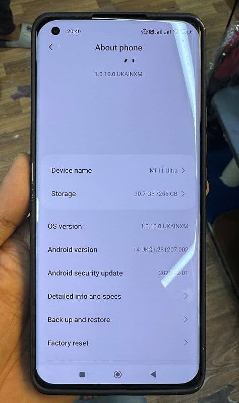 Xiaomi mi 11 ultra dual SIM approved 10