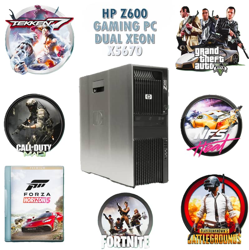 HP Z600 12 Cores | Plays GTA V & More | Just Rs. 50,000! 0