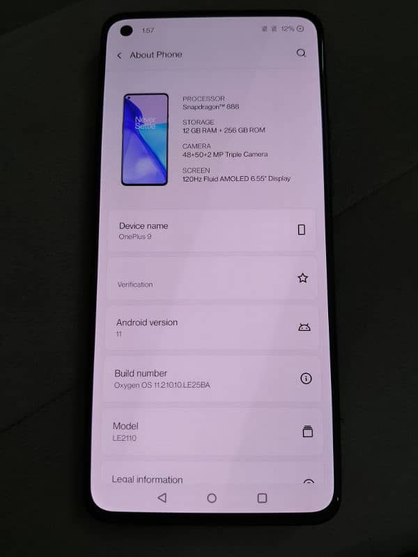 One plus 9, Dual sim 3
