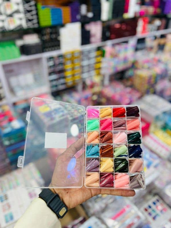 576 pcs professional manicure fake nails 1