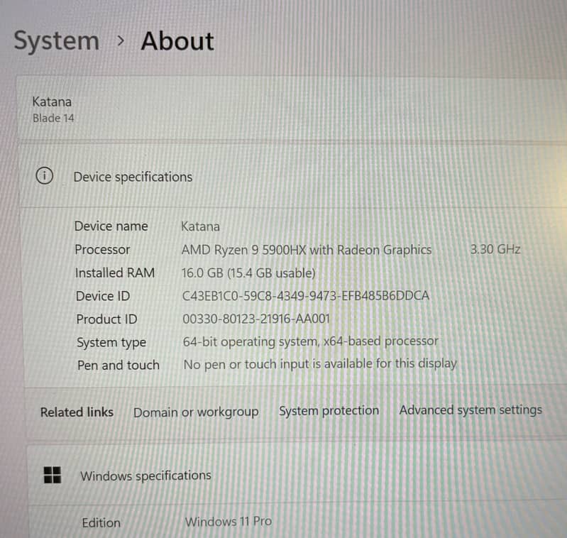 Razer blade 14 2021 2