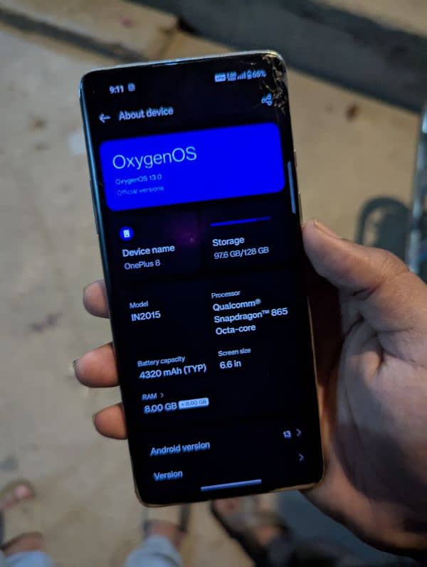 one plus 8 /Ram 8gb/Rom 128gb pta approved 2