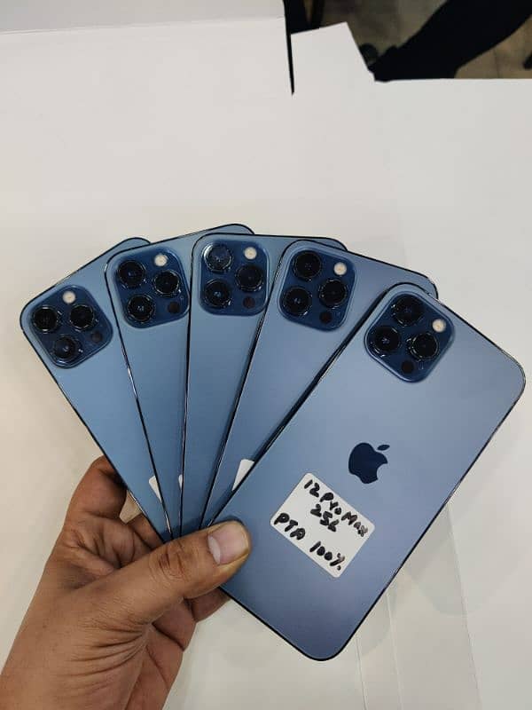 iphone 12promax 128gb and 256gb pta approved 0