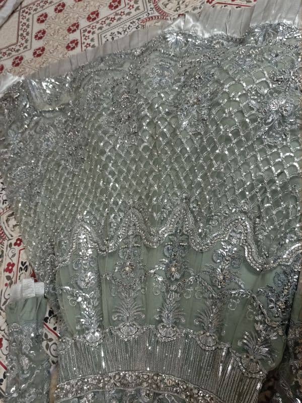 walima dress/branded/frock/long frock/albar aslam/dress for walima 8