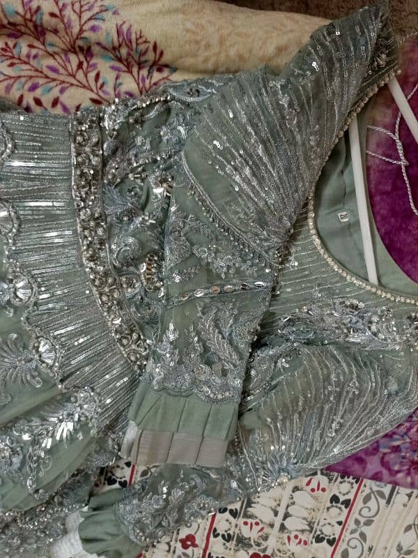 walima dress/branded/frock/long frock/albar aslam/dress for walima 10