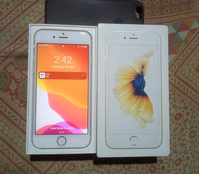 Apple iPhone 6S PTA approved 64GB with Box Charger 0
