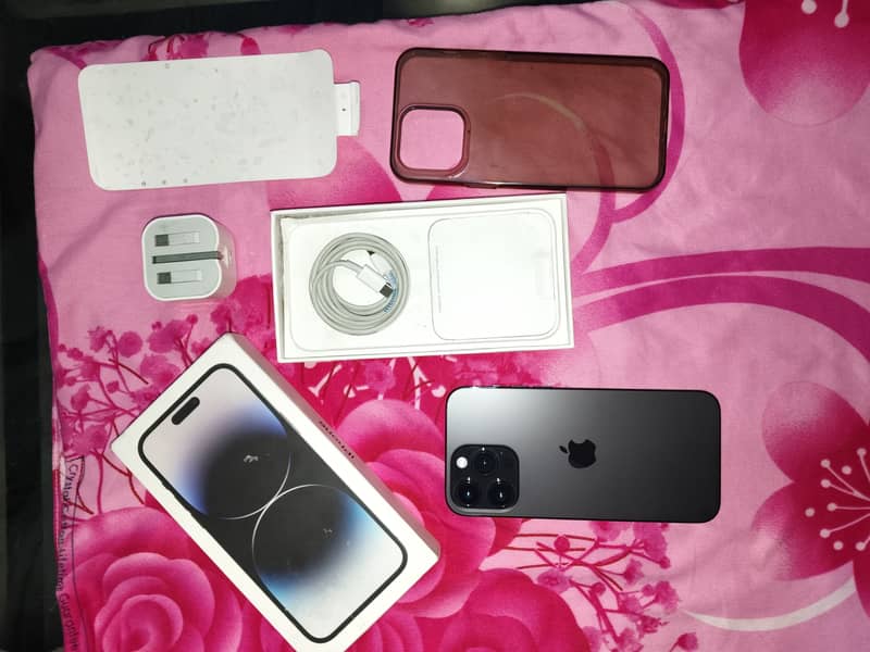 iPhone 14 Pro Max 256Gb Jv space black best condition urgent sale 0