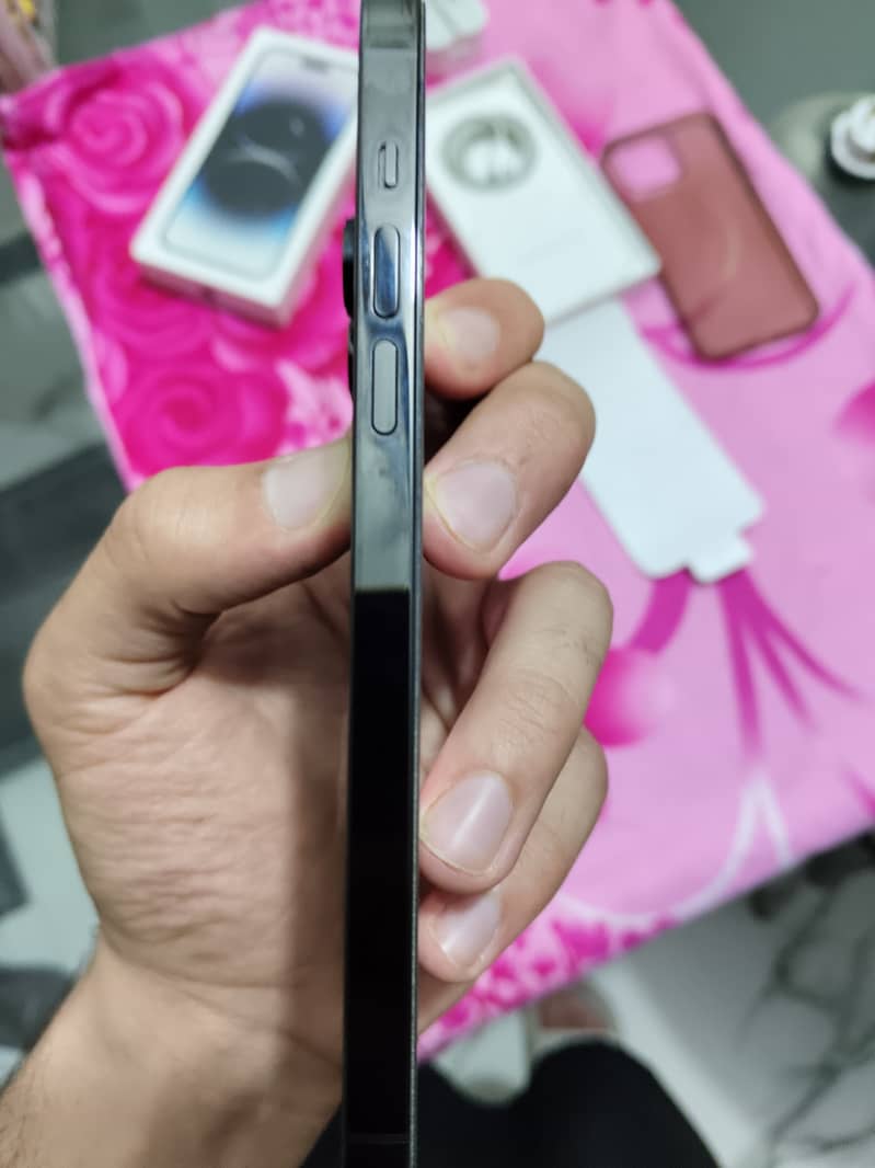 iPhone 14 Pro Max 256Gb Jv space black best condition urgent sale 7